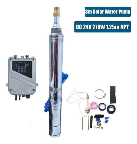 Kit Bomba De Agua Sumergible Solar 270w 0.5hp Tienda Física