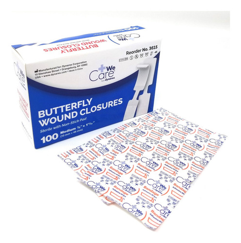 Steri Strips Butterfly Closures Cierre De Piel Dinarex