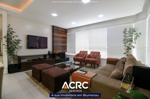 Imagem 4 de 14 de Acrc Imóveis - Apartamento À Venda No Bairro Jardim Blumenau Com Piscina Privativa - Ap04033 - 68896561