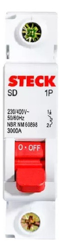 Disjuntor Mini Din Unipolar 20a Curva C Sdd61c20 Steck