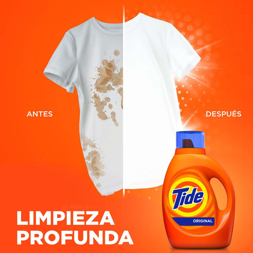 Detergente Líquido Tide Original 2.72 L