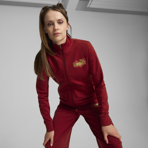 Chamarra Puma, Ess+ Class Act Track Jacket Tr, Mujer, Vino
