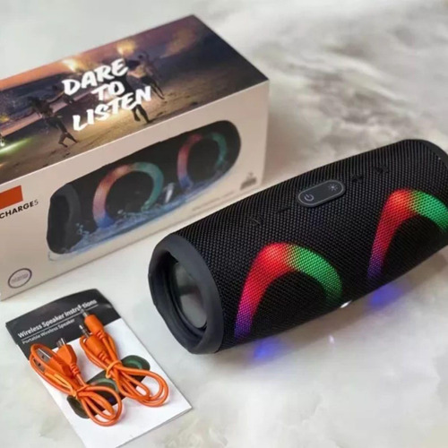 Caixa De Som Bluetooth Portátil Extreme5 Altomex Com Led Rgb