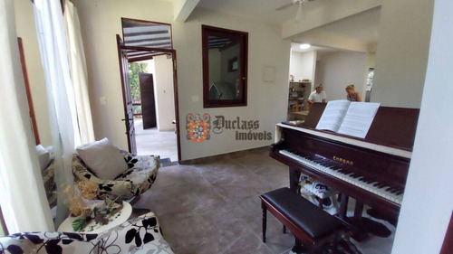 Casa Com 2 Suítes À Venda, 91 M²a.c E Terreno De 746m²- Costa Sol - Bertioga/sp