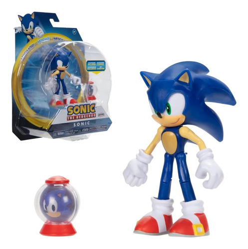 Figura Sonic 10cm Con Accesorio Esfera Sonic