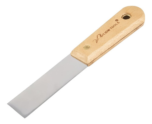 2 Piezas Espátula Flexible De Acero 1 Pulgada Mango Madera