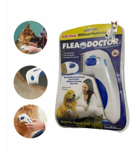 Cepillo Para Mascotas Elimina Pulgas Flea Doctor