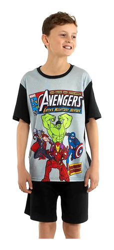 Pijama Avengers Caffarena Algodón Talla 10 30788