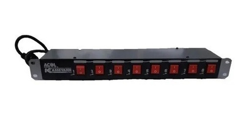 Consola Iluminacion Tablero De 8 Llaves Kassevann Luces Dj