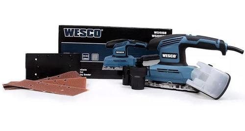 Lixadeira orbital Wesco WS4168 azul 240W 127V
