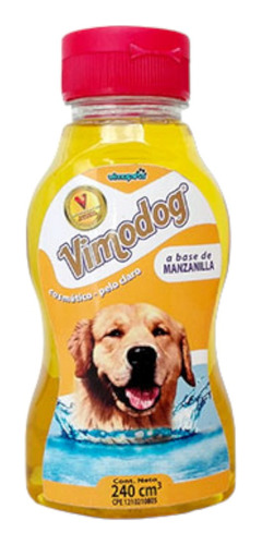 Vimodog Comestico Pelo Claro 240ml Champú Para Perros