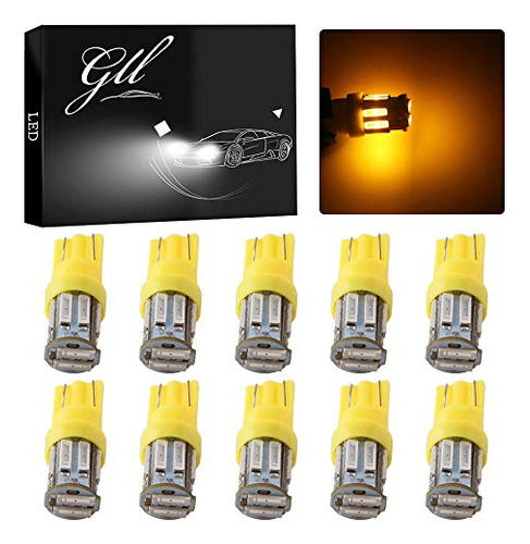 Amber T10 194 168 921 W5w Led Interior Luces Bulb Car Replac