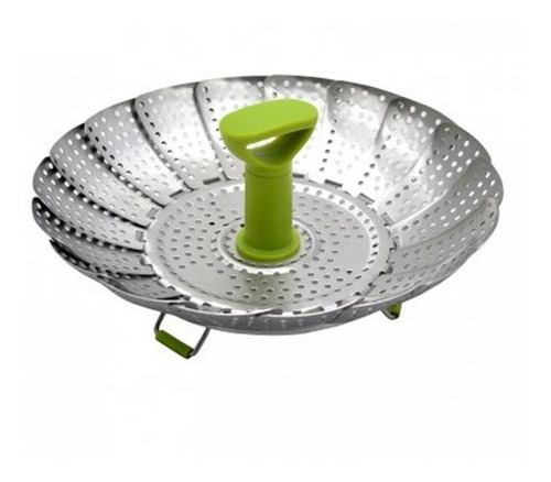Imagen 2 de 6 de Vaporiera 24 Cm Plegable Acero Vaporera Ideas Obelisco