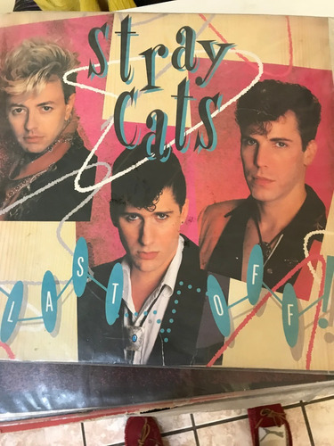 Lp Vinilo Stray Cats  Rock  Blast Off  1989 Perfecto  Estado