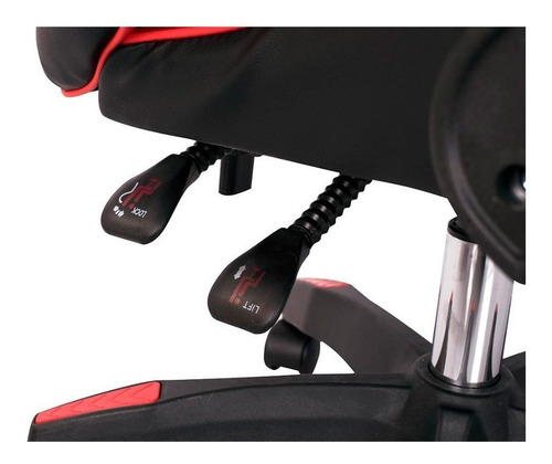 Imagen 8 de 10 de Silla Gaming Shooter Dw-sga001na Rotación 360° Rojo Daewoo