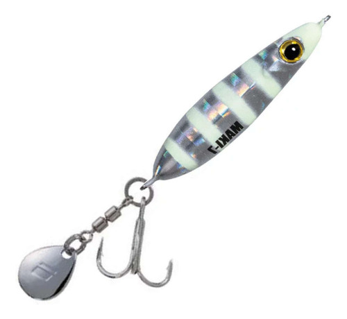 Isca Pesca Major Craft Maki Jig Micro 7g 4cm Cor Zebra Glow