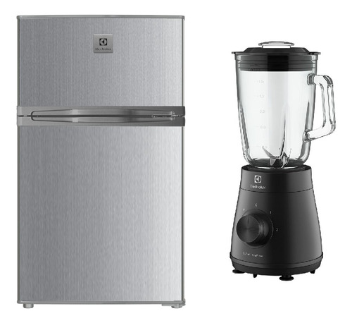 Combo: Minibar Dos Puertas 85l Gris (ertm87g2hqs) + Licuador