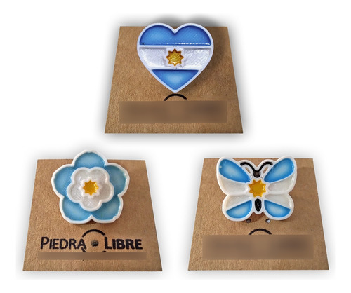 Pin Prendedor Escarapelas Argentina - Pack De 20 Unidades Escarapelas Argentinas