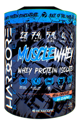 Muscle Whey Hexacore - Proteina Isolate - 64 Servicios