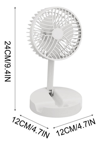Ventilador De Pie Plegable Portátil Con Pilas B Recha 5007