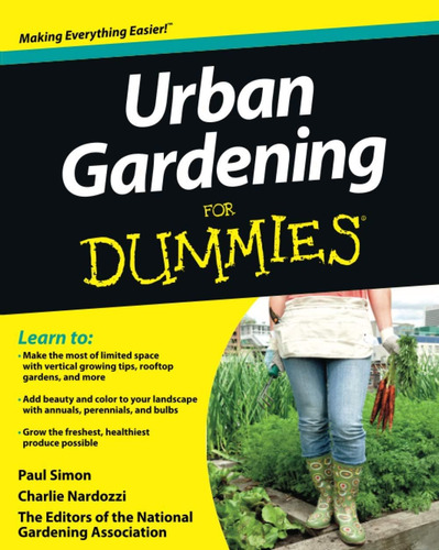 Libro Urban Gardening For Dummies En Ingles