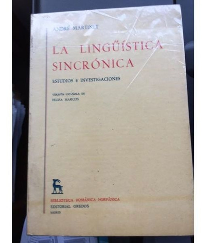 La Linguistica Sincronica