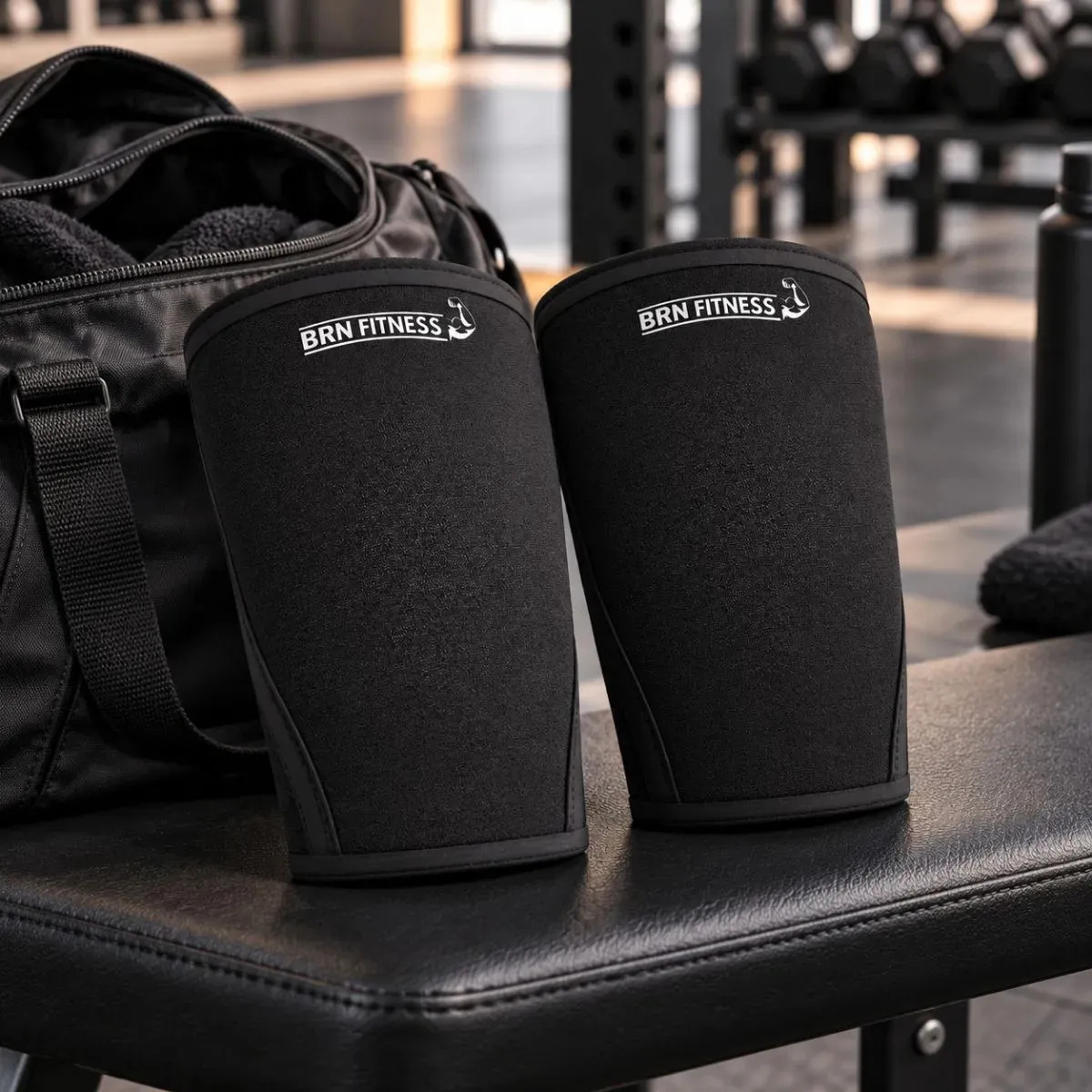Cotoveleira 7mm Neoprene Profissional Cross Training Musculação Powerlifting Lpo Costura Reforçada Material Premium Alta Durabilidade Brn Fitness Tamanho M