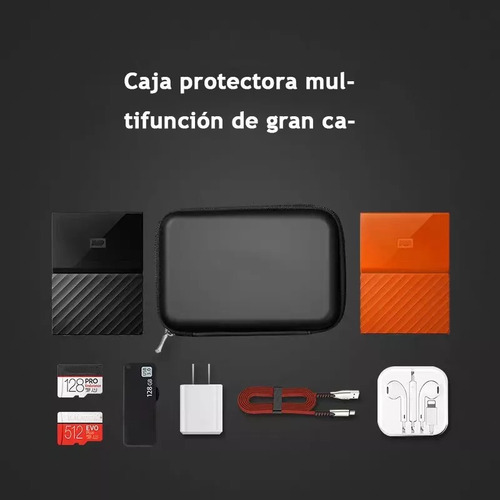 Organizador Portátil Estuch Viaje Para Disco Duro Externo