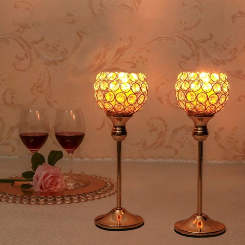 Base Soporte Flores Vela Decoracion Boda Cena Xv Centro 33cm