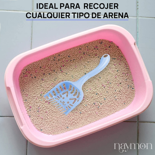 Pala Cuchara Arenero Limpia Recoge Heces Arena Gato Mascota