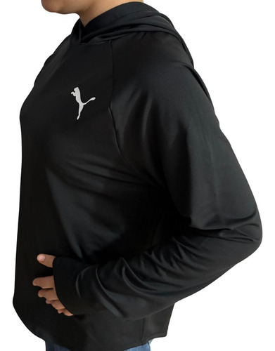 Sudadera Deportiva Negra Puma Dama Talla Mediana (m) Mod.581