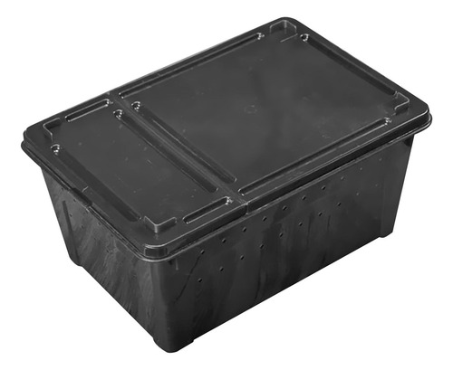 Contenedor De Hábitat Para Reptiles, Contenedor De Negro