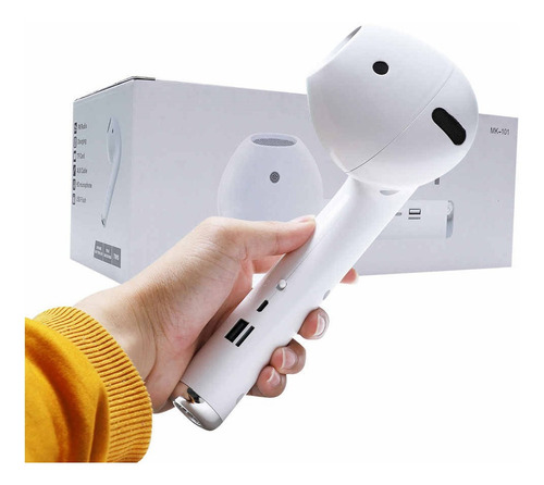 Imagen 1 de 5 de Parlante Bluetooth Con Forma Lee Sd Card Usb Aux Cable Mic