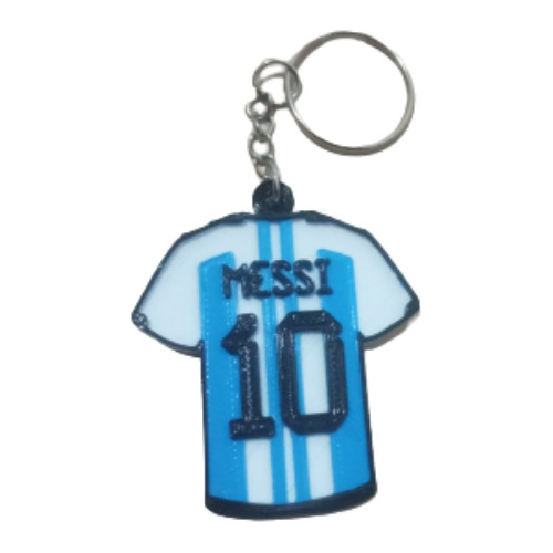 Llavero Plastico 3 D Messi  - 10 