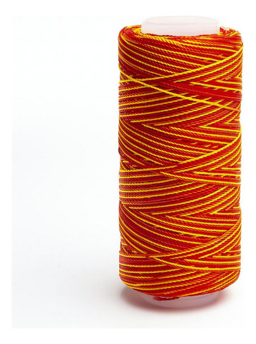 Caja 6 Pzs Hilo Crochet Nylon Sedificado Selanusa Color Amarillo/rojo