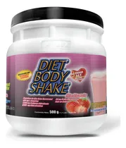 Comprar Diet Body Shake 500gr: Malteada Dietética Control De Peso Sabor Fresas Con Crema
