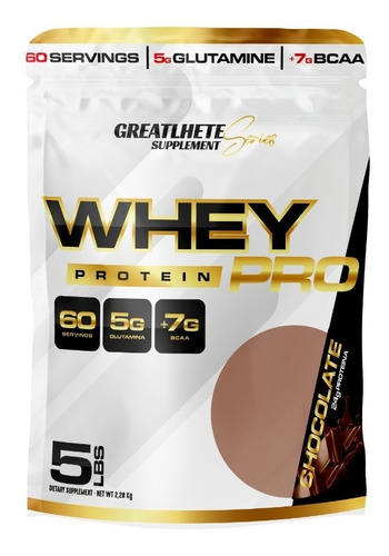 Whey Protein Pro - 5 Libras - Greatlhete - Chocolate