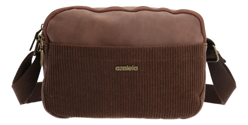 Cartera Colonia Cross Chocolate Mujer Azaleia