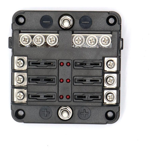 Caja De Fusibles Universal De 6 Vías, Soporte De Fusibles