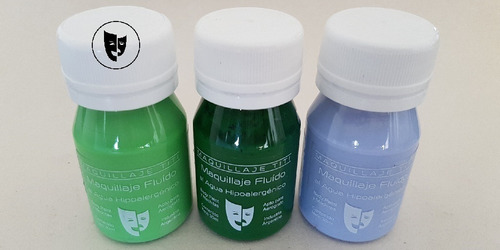 Body Paint Al Agua Maquillaje Titi 30cc - Verde Claro