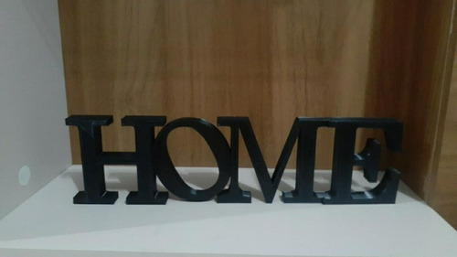 Imagem 3 de 4 de Palavra Decorativa Home - Decoração Sala De Estar Jantar