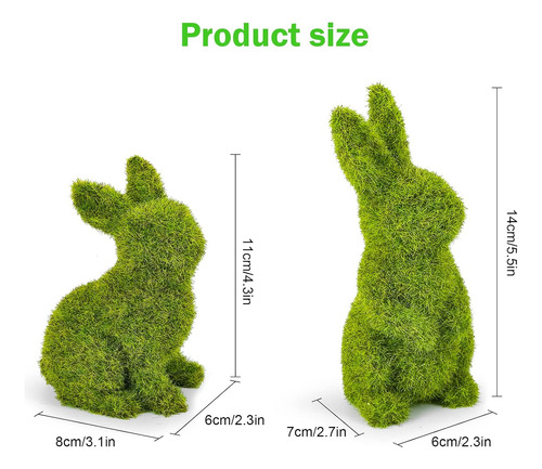 Micosim Decoraciones De Conejo De Pascua, Figura De Conejo M