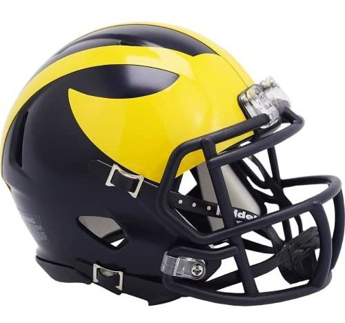 Ncaa Michigan Wolverines Velocidad Mini Casco.