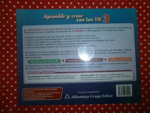 Aprender Y Crear Con Las Tic 3 Alfie Ed. Alfaomega Nuevo!
