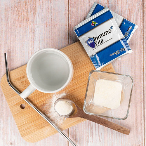 Inmunovita Polvo Suero Leche Calostro Ganoderma 30 Sobre 10g