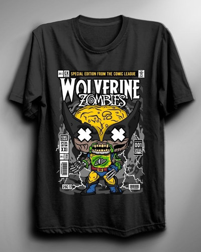 Polera De Wolverine - Zombie Magazine