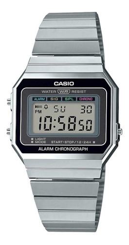 Reloj Casio Original Unisex Digital Retro Clásico Acero 