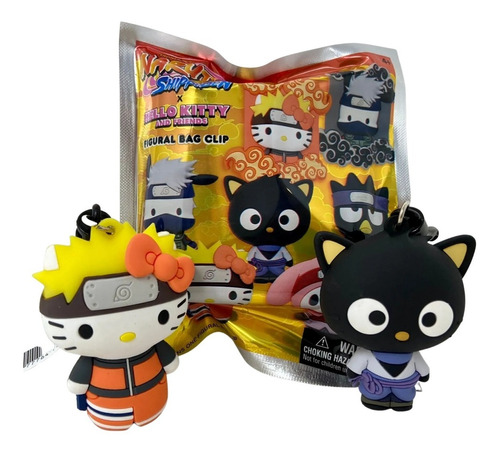 Llavero Hello Kitty Mix Naruto Foam Bolsa Sorpresa