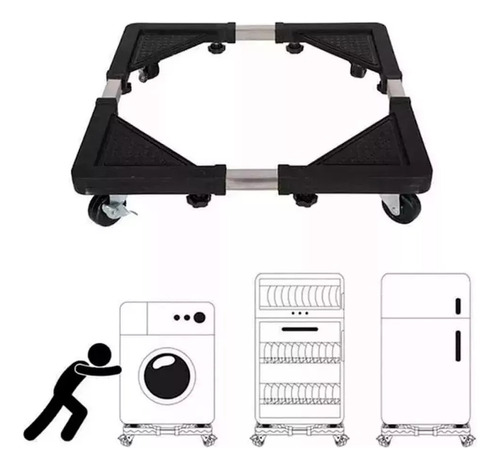 Soporte Ajustable Base Ruedas Estufa Refrigerador Lavadora