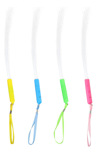 Aruoy Barra Luminosa De Fibra Óptica Light Up Sticks, 4